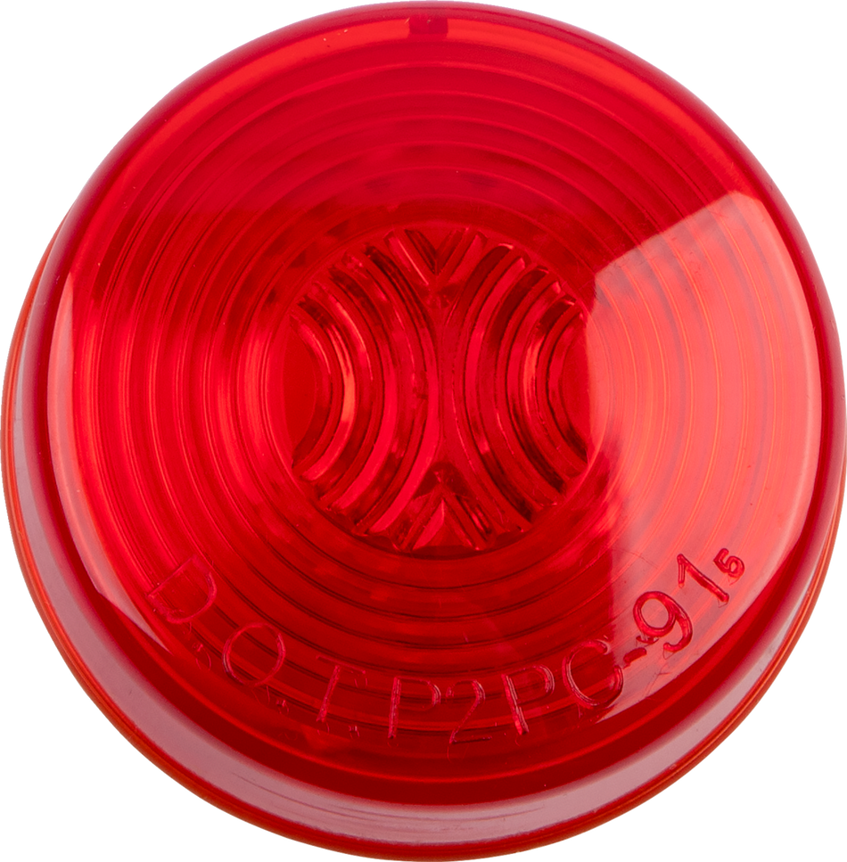 WESBAR Round Marker and Clearance Light - Red 203381