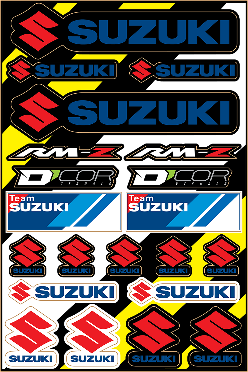 D'COR VISUALS Decal Sheet - Suzuki Cor2 40-40-104
