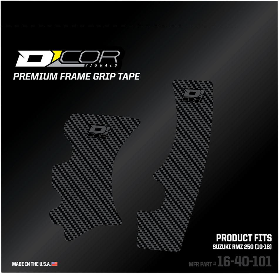 D'COR VISUALS Frame Grip Tape - Gray - Suzuki 16-40-101