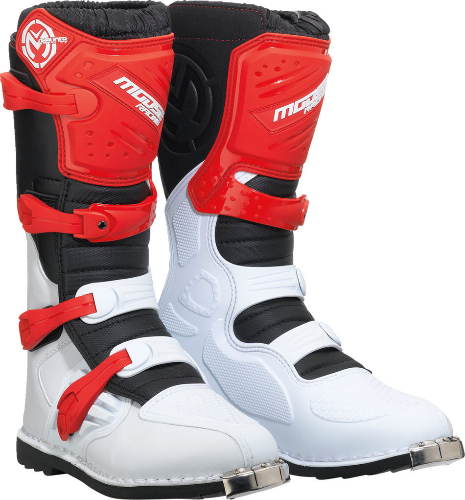 MOOSE RACING Qualifier Boots - Red - Size 10 3410-2593