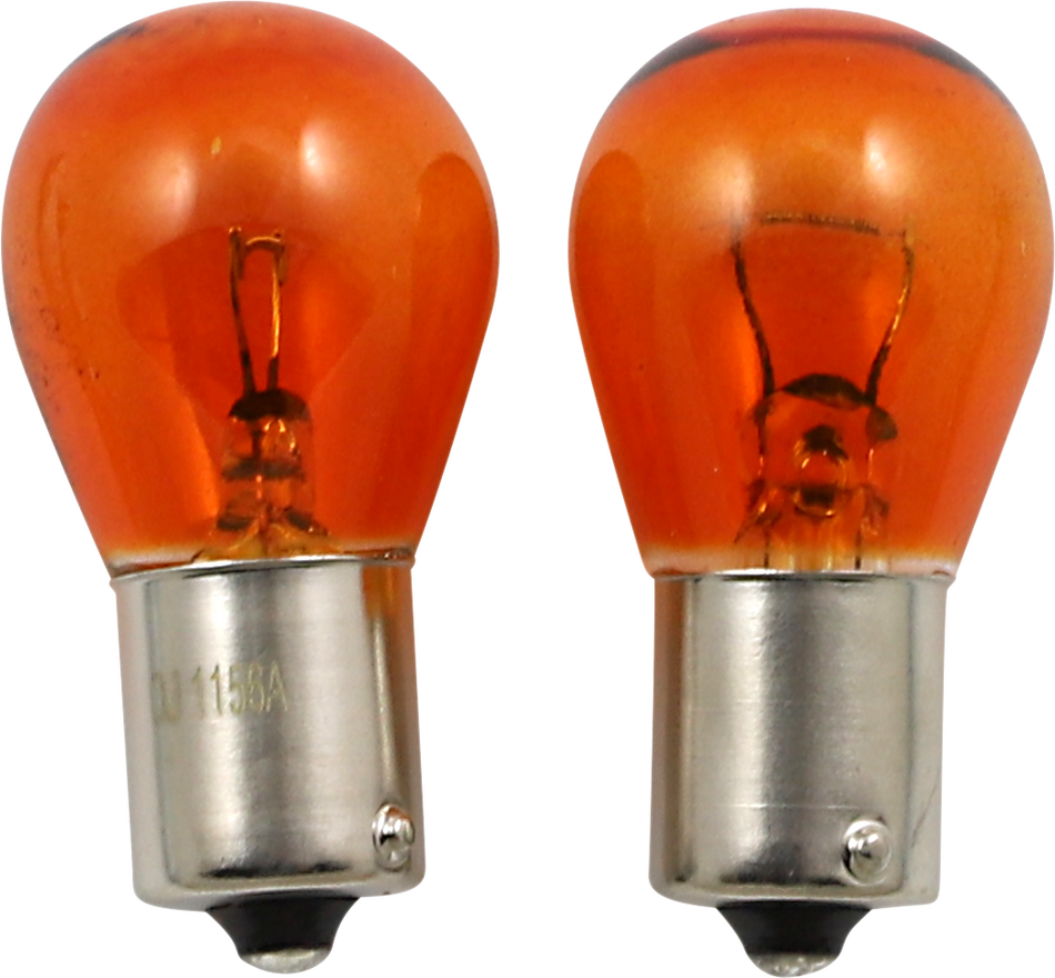 PEAK LIGHTING Miniature Bulb - 1156 - Amber 1156A-BPP