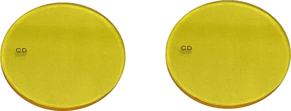 CUSTOM DYNAMICS Fog Light Lens - Yellow PB-FOG-LENS-Y