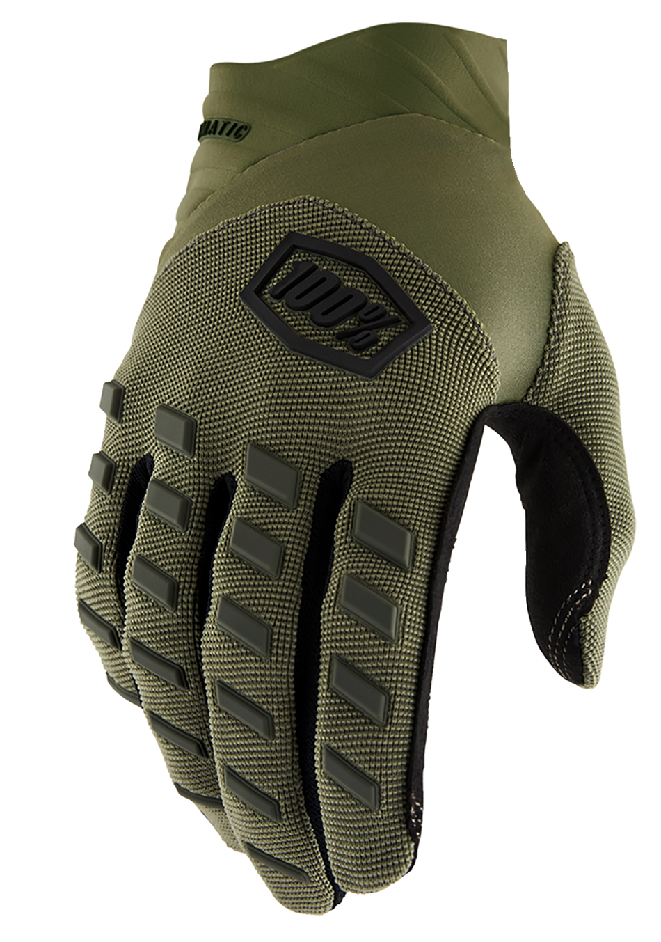 100% Airmatic Gloves - Green - Medium 10000-00036