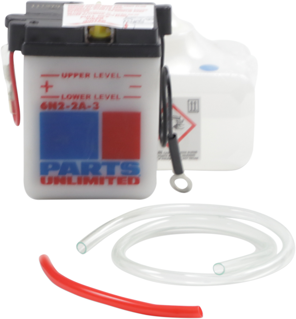 Parts Unlimited Battery - 6n2-2a-3 6n2-2a-3-Fp
