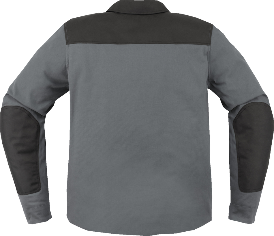 ICON Upstate Canvas CE Jacket - Gray - Medium 2820-6242
