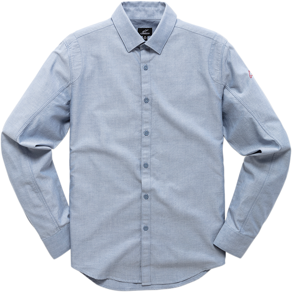 ALPINESTARS Ambition II Oxford Shirt - Blue - Medium 12103110072M