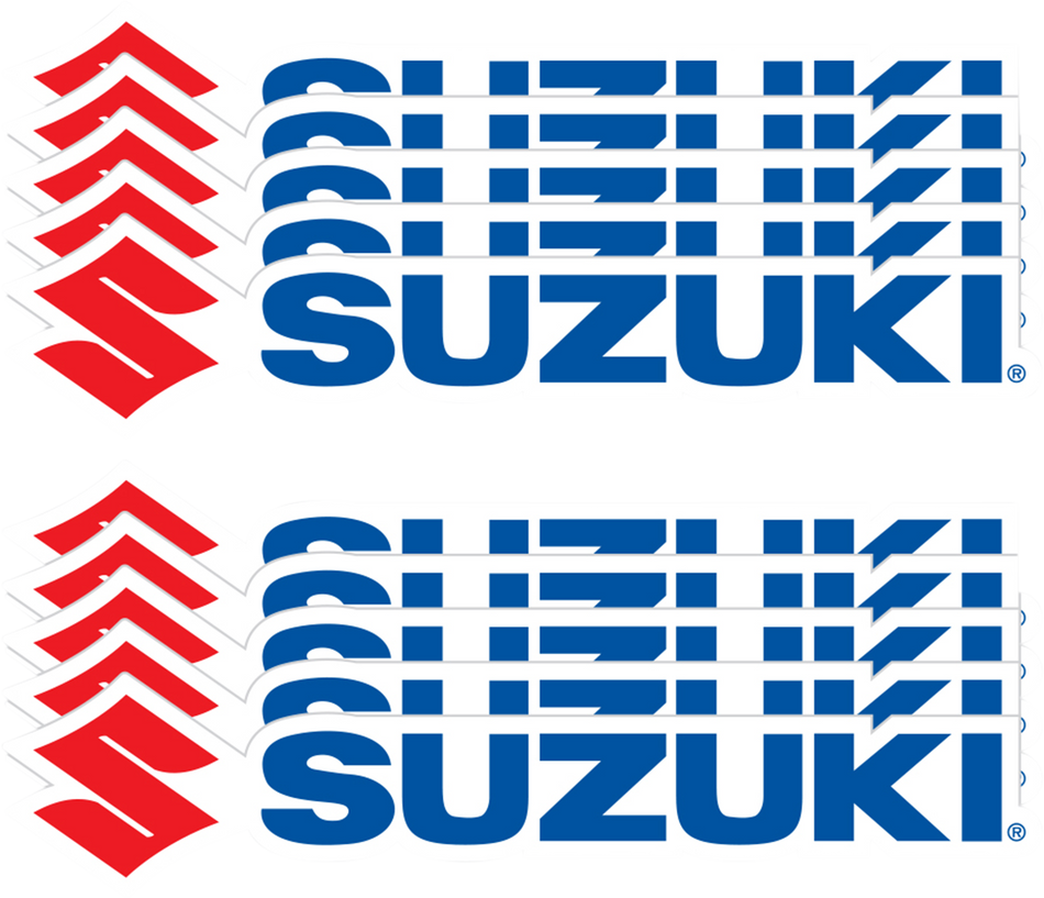 D'COR VISUALS Suzuki Decal - 6" - 10 Pack 40-40-107