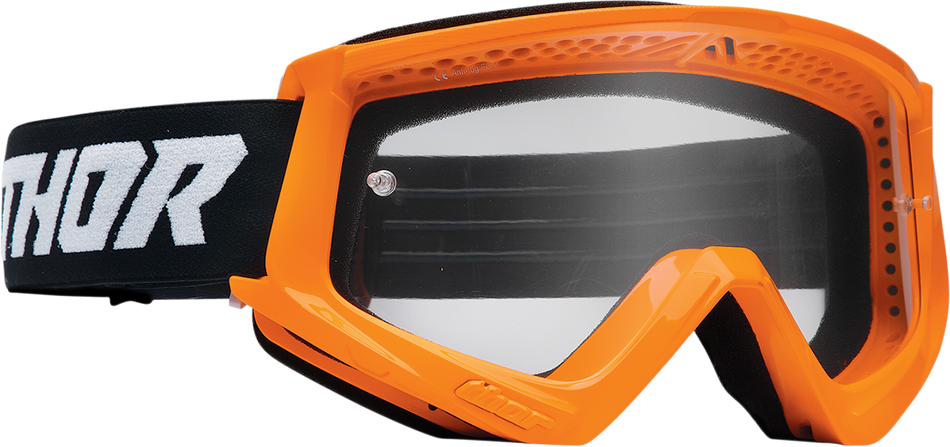 THOR Combat Goggles - Racer - Flo Orange/Black 2601-2705