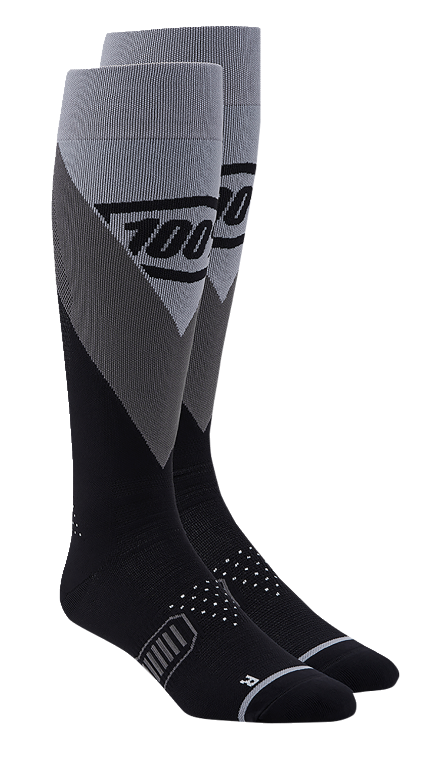 100% Hi-Side Performance Socks - Black - Large/XL 20054-00010