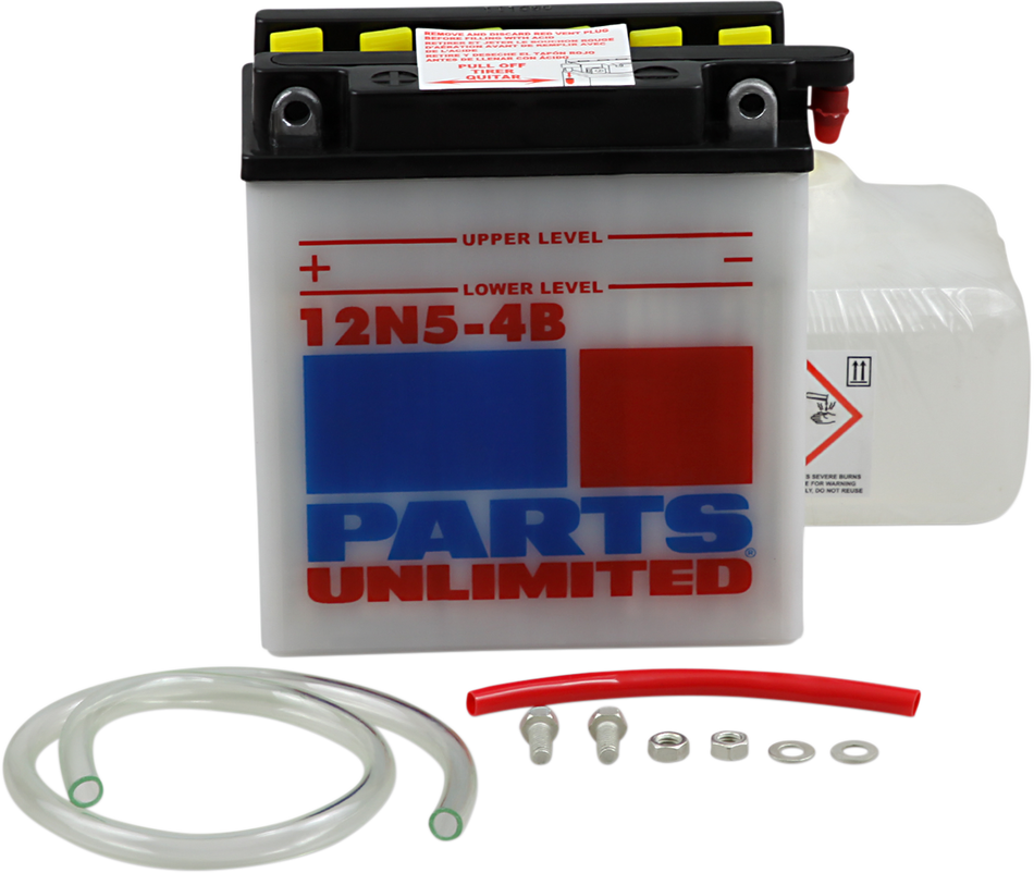 Parts Unlimited Battery - 12n5-4b 12n5-4b-Fp