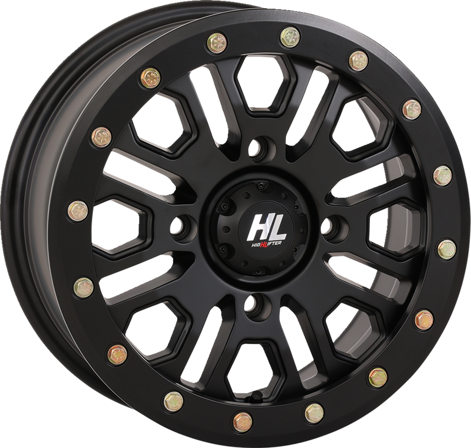 HIGH LIFTER Wheel - HL23 Beadlock - Front/Rear - Matte Black - 14x7 - 4/137 - 5+2 (+38 mm) 14HL23-1437