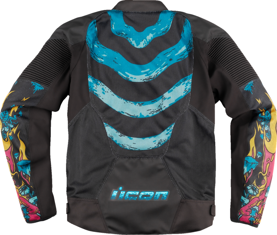 ICON Overlord3 Mesh Munchies™ Jacket - Teal - Small 2820-6724