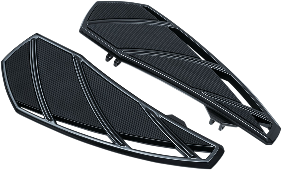 KURYAKYN Phantom Driver Floorboards - Gloss Black - Touring '83-'21 5793