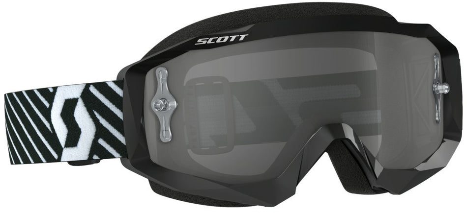 SCOTT Hustle Goggle Black/White W/Light Sensitive Grey Lens 262592-1007327