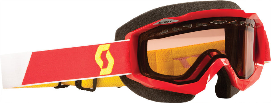 SCOTT Goggle Hustle Sno-X Red W/Acs Rose Lens 217784-3712108