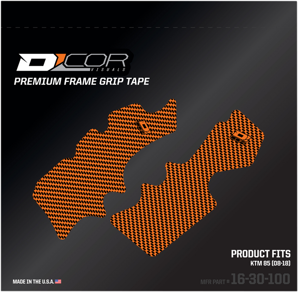 D'COR VISUALS Frame Grip Tape - Orange - KTM 16-30-100