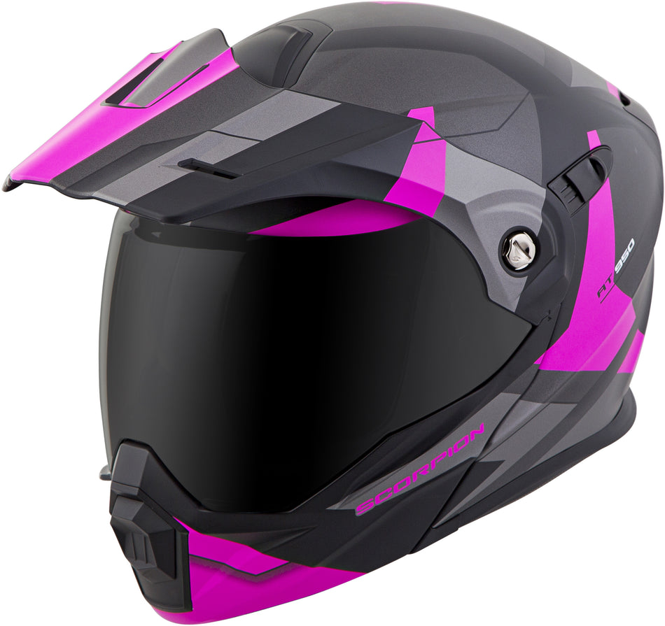 SCORPION EXO Exo-At950 Modular Helmet Neocon Pink Lg 95-1095