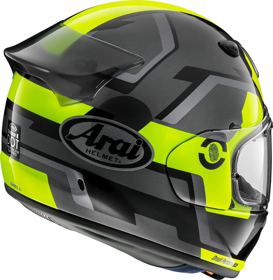 ARAI Contour-X Helmet - Face - Fluorescent Yellow - XL 0101-16065