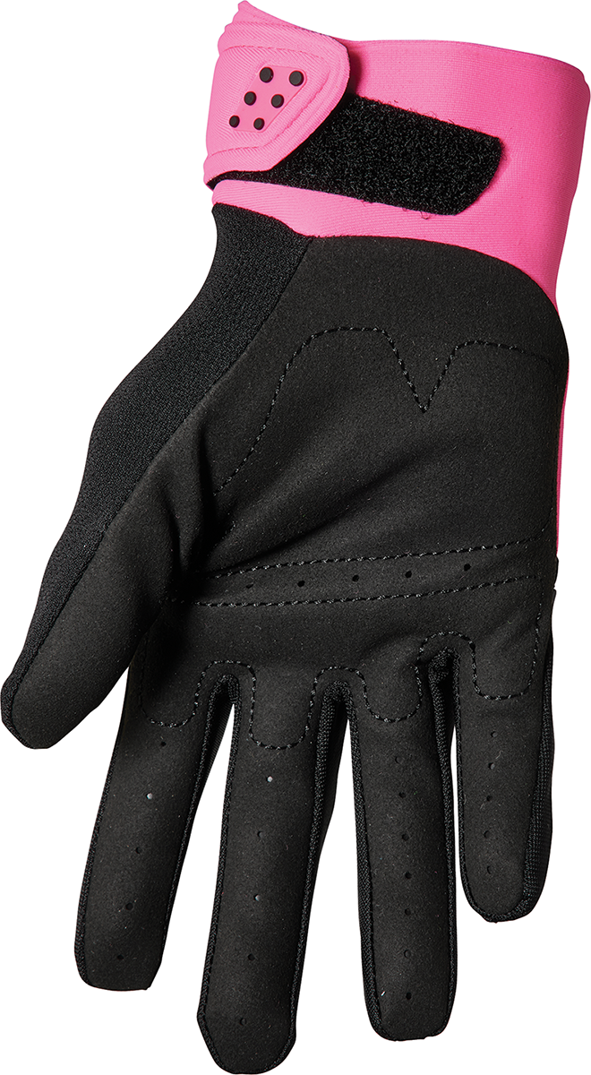 THOR Women's Spectrum Gloves - Fluo Pink/Black - Medium 3331-0208