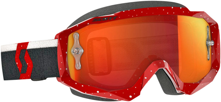 SCOTT Hustle Goggle Red/White W/Orange Chrome Works 268182-1005280