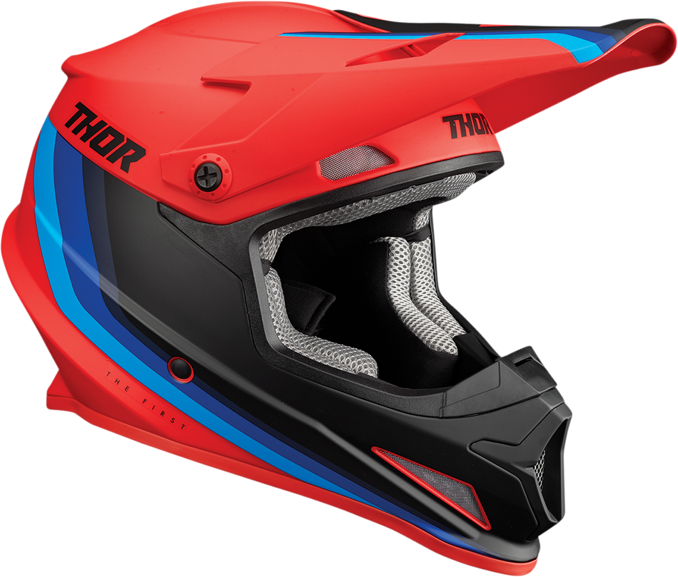THOR Sector Helmet - Runner - MIPS - Red/Blue - XS 0110-7296