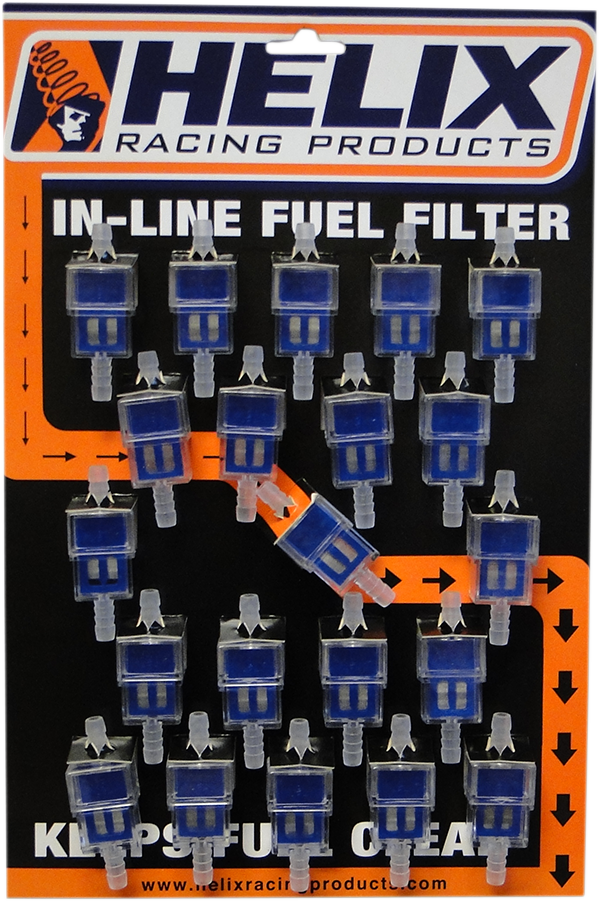 HELIX Fuel Filter - Blue - 1/4" 118-9214