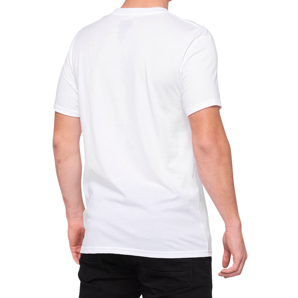 100% Icon T-Shirt - White - Medium 20000-00051