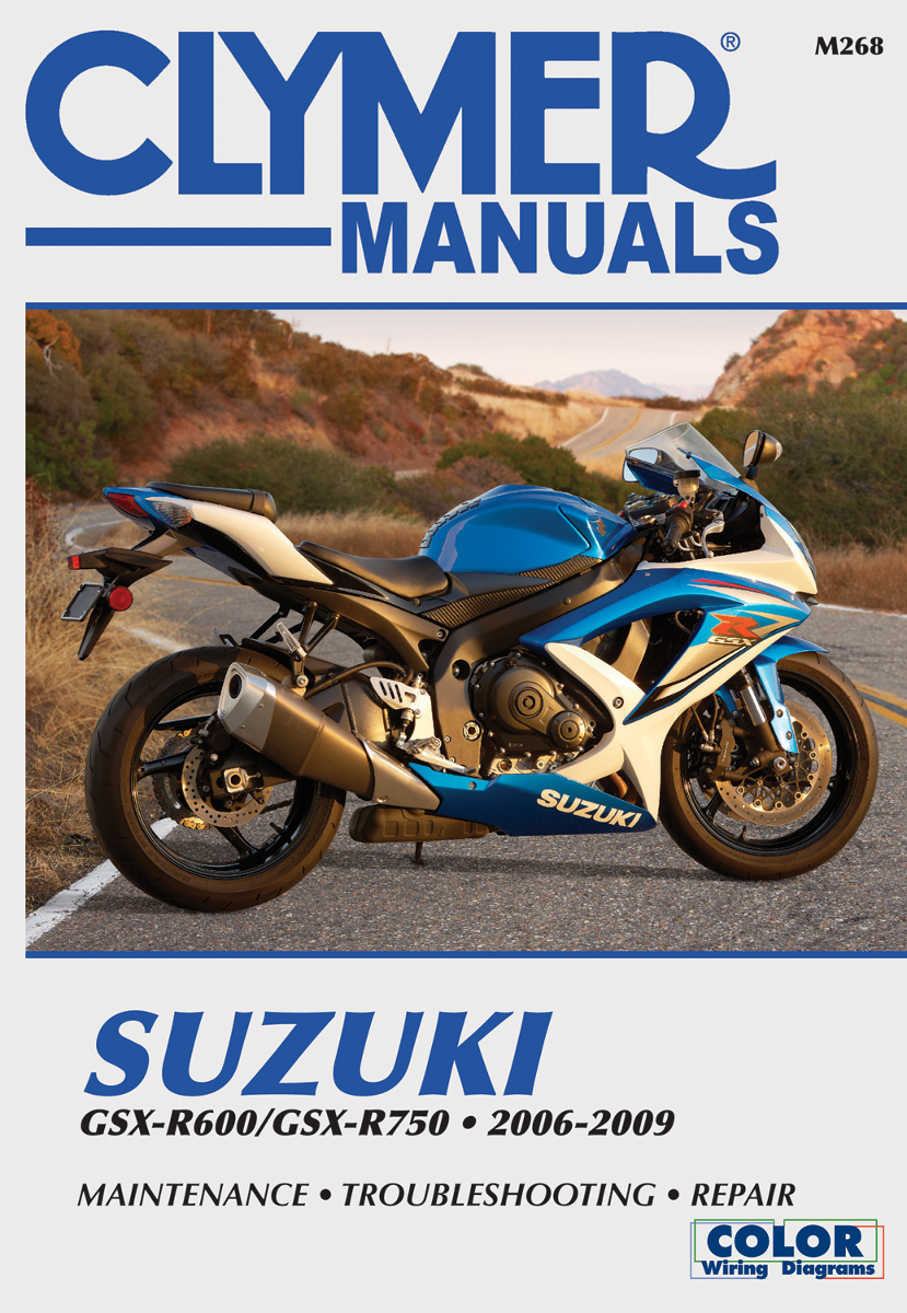 CLYMER Manual - Suzuki GSX 600/750 '06-'09 CM268