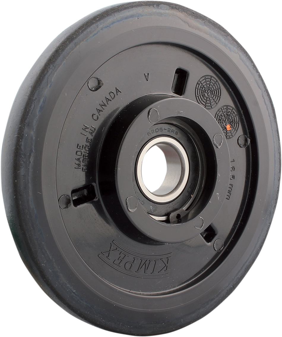 KIMPEX Idler Wheel with Bearing 6205-2RS - Black - Group 10 - 165 mm OD x 1" ID 298927