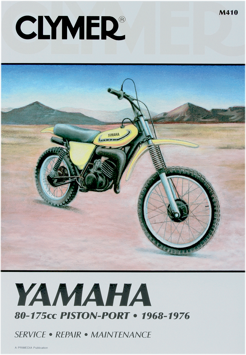 CLYMER Manual - Yamaha 80-175 Piston-Port CM410