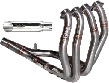 VOODOO Shorty Full Exhaust System 4 Into 1 Polished Busa VEFSBUSAM2P