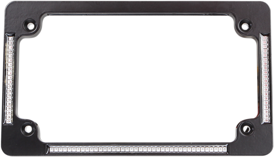 CUSTOM DYNAMICS License Plate Frame - Black TF04-B