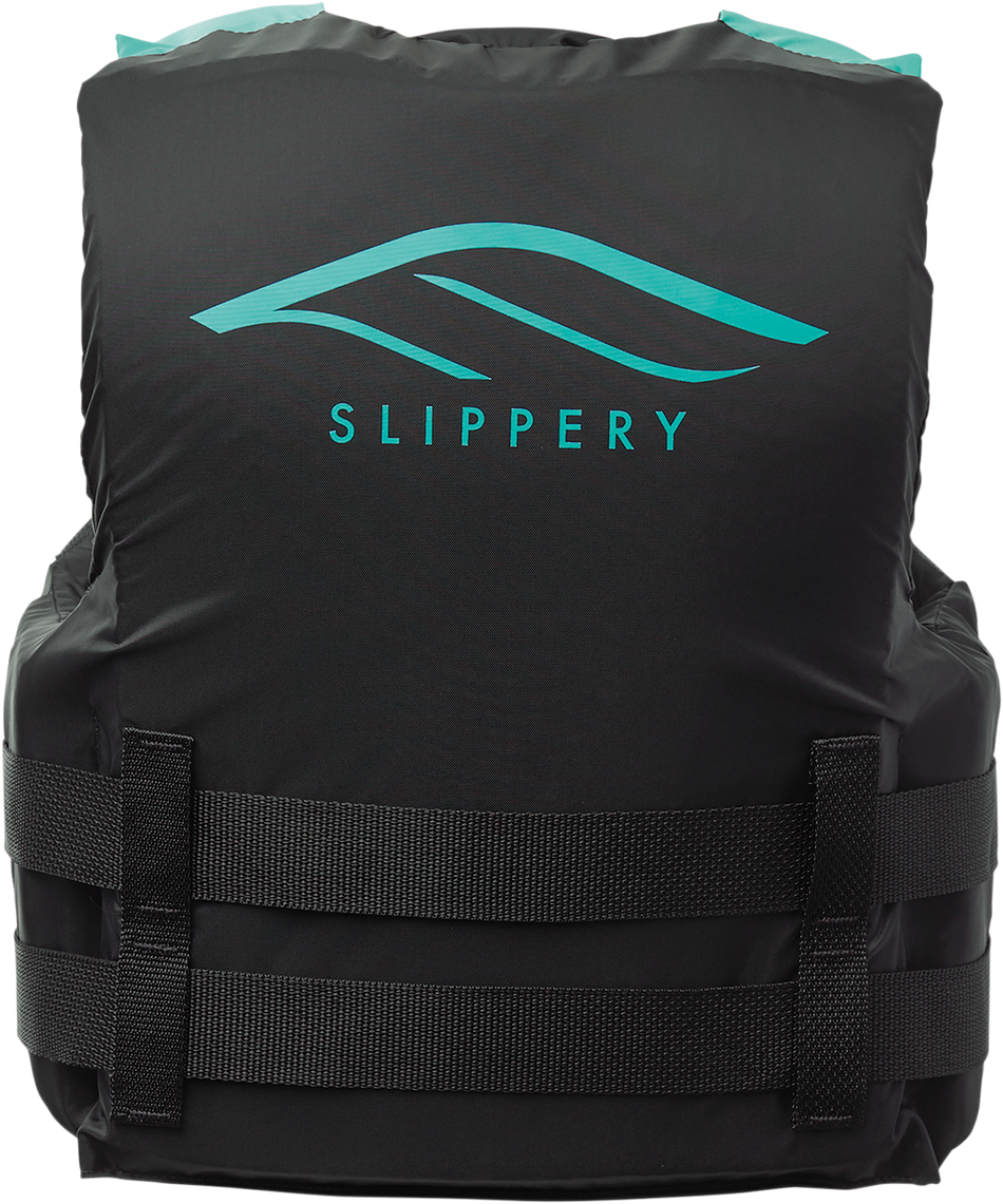 SLIPPERY Women's Hydro Vest - Black/Mint - Small 11241450582020