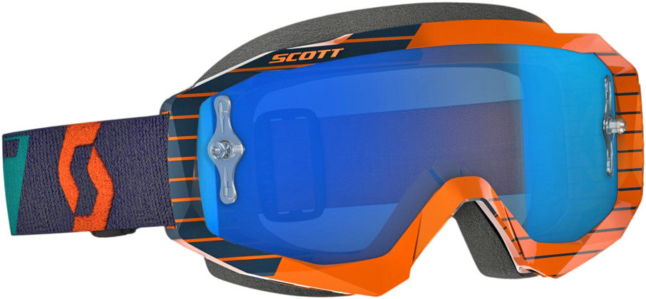 SCOTT Hustle Goggle Orange/Blue W/Blue Chrome Works 268182-1415278