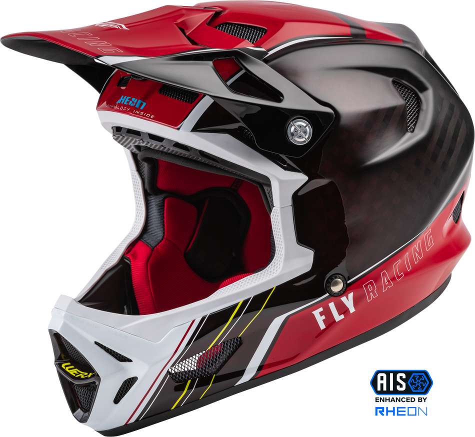 FLY RACING Youth Werx-R Carbon Helmet Red Carbon Yl 73-9226YL