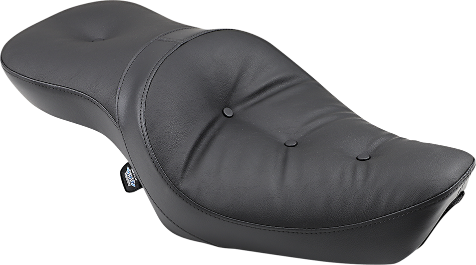 DRAG SPECIALTIES Low Profile Double Bucket Pillow Seat - XL NO RUBBER BUMPERS 0804-0626