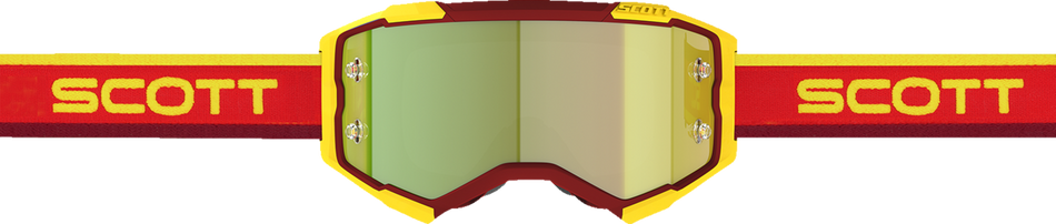 SCOTT Fury Goggle - Retro Red/Yellow - Yellow Works 272828-1648289