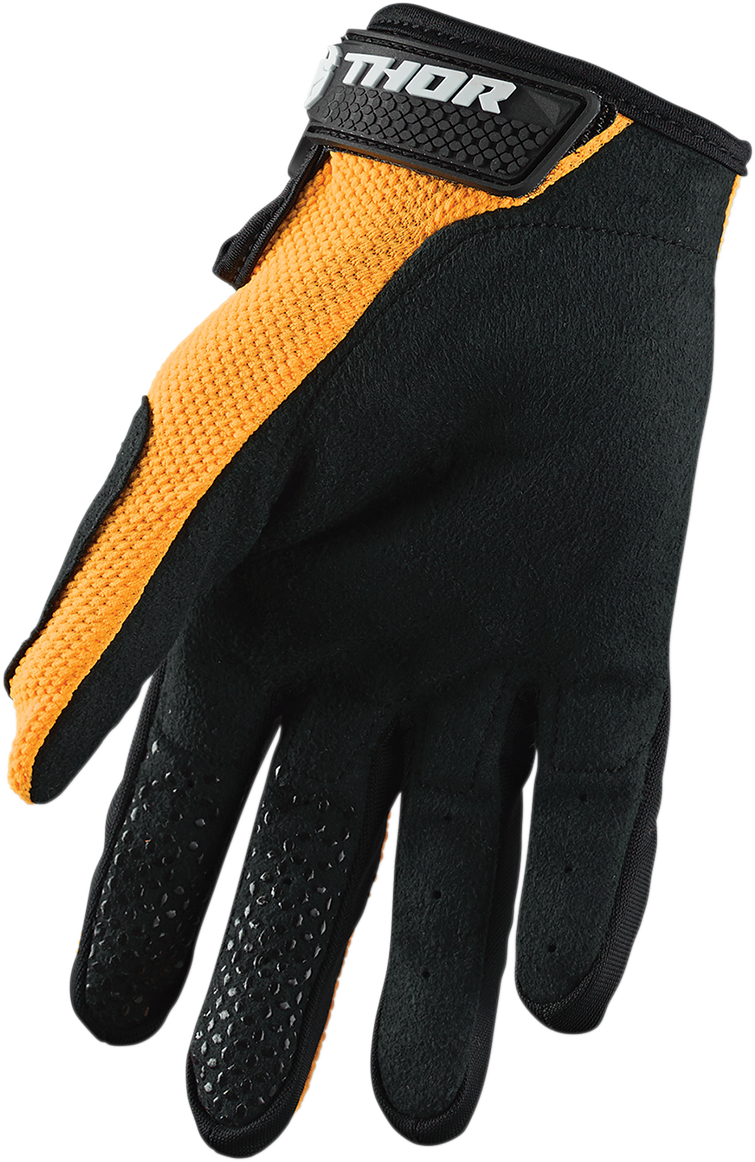 THOR Youth Sector Gloves - Orange/Black - 2XS 3332-1521