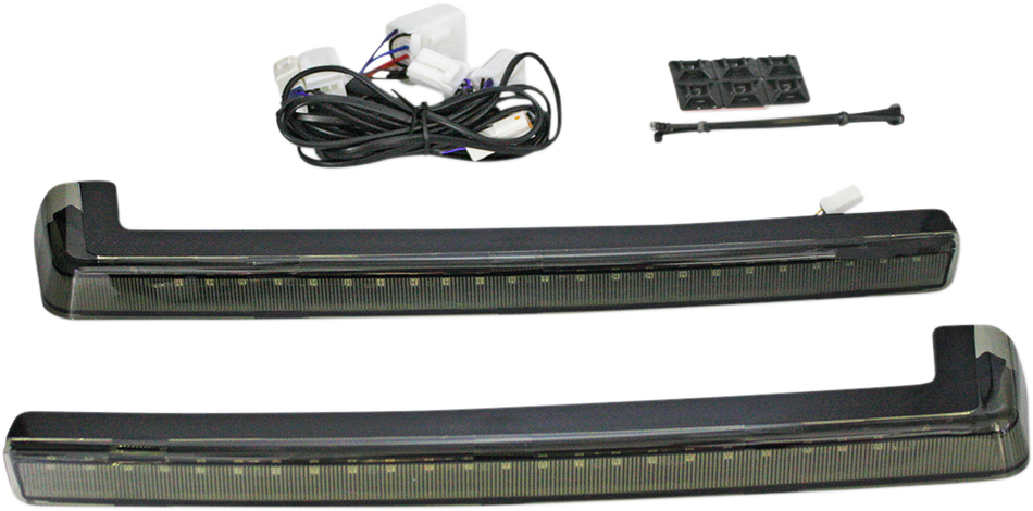 CUSTOM DYNAMICS LED Run/Brake/Turn Tour-Pak® Arms - Smoke Lens - '06-'13 PB-TP-ARM-TPCS