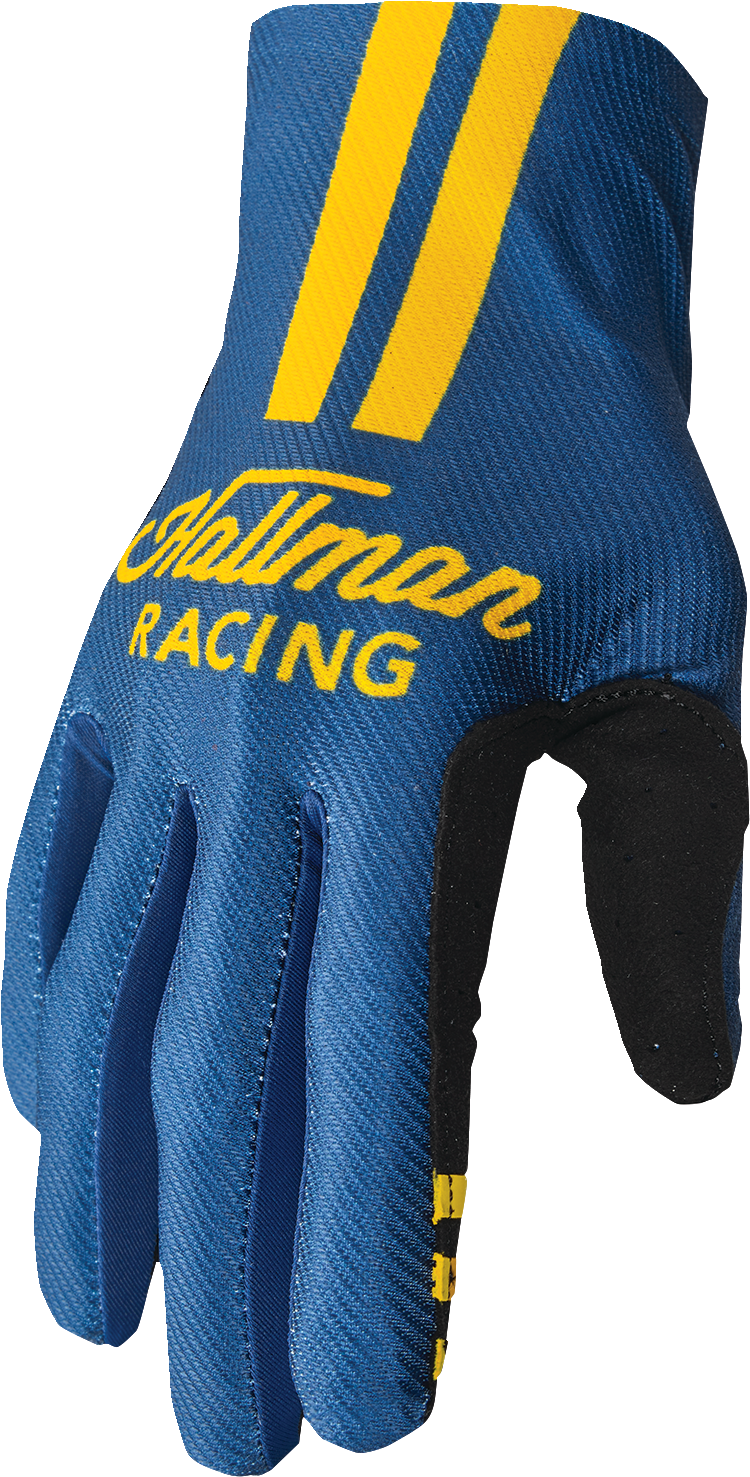 THOR Mainstay Gloves - Roosted - Navy/Lemon - Small 3330-7304