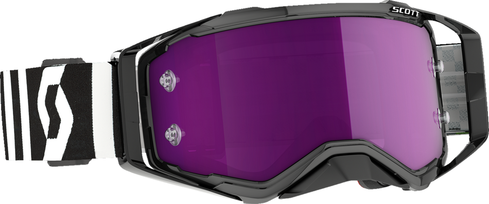 SCOTT Prospect Goggles - Racing Black/White - Purple Chrome Works 272821-7432281