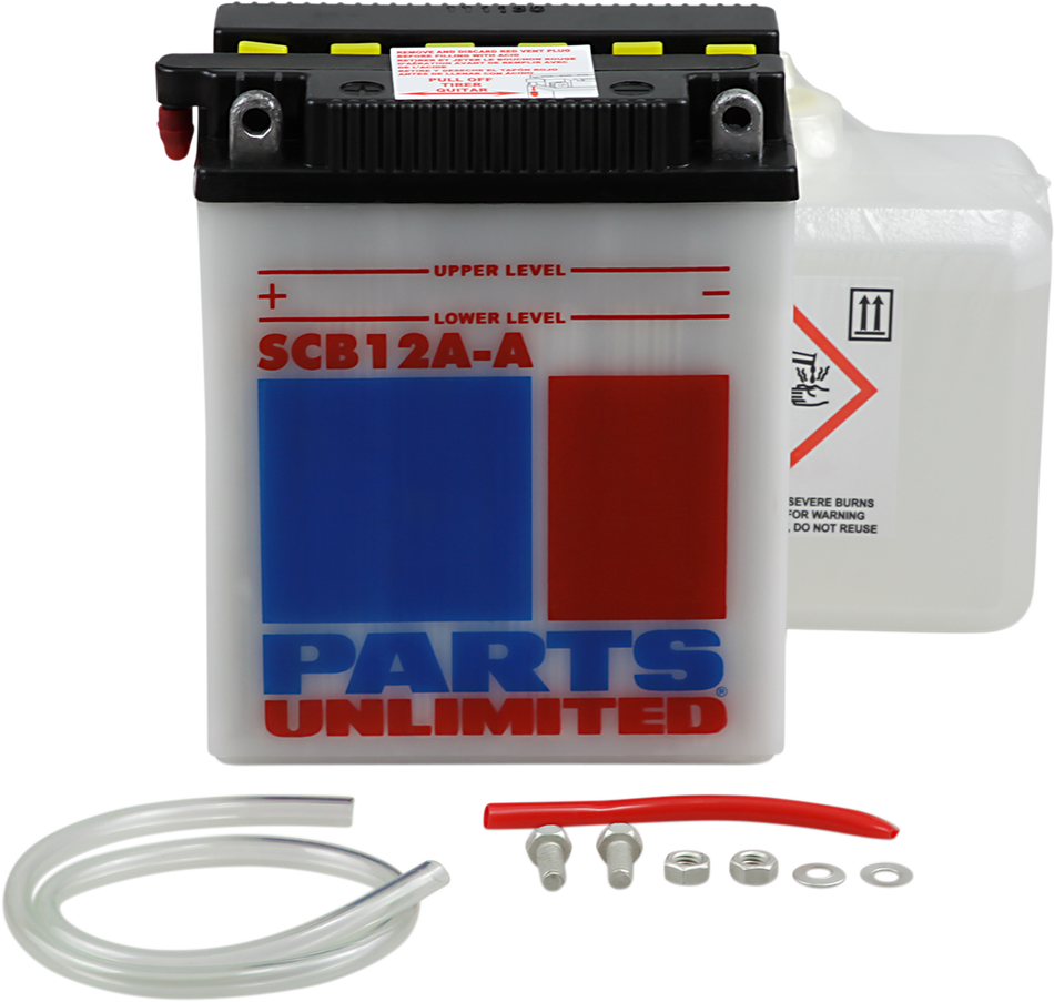 Parts Unlimited Battery - Yb12a-A With Sensor Scb12a-A-Fp