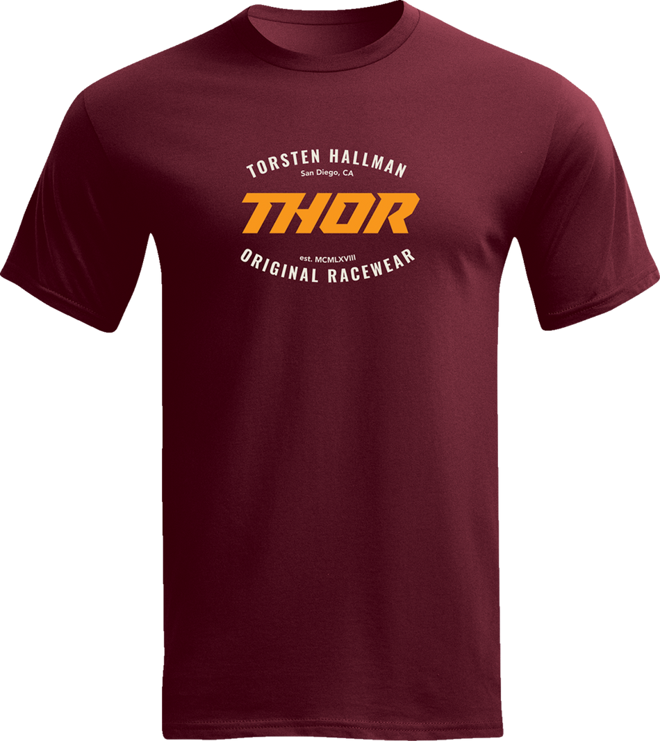 THOR Caliber T-Shirt - Maroon - Large 3030-23563
