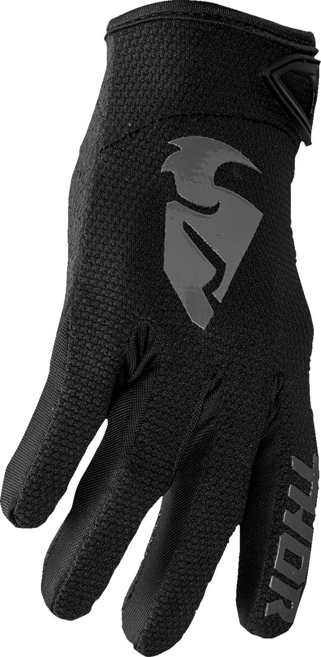 THOR Youth Sector Gloves - Black/Gray - 2XS 3332-1728
