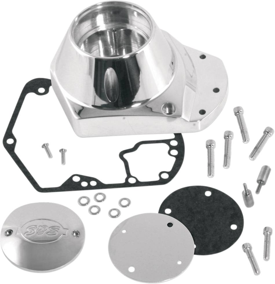 S&S CYCLE Cam Cover - Polished Billet - Big Twin 31-0335