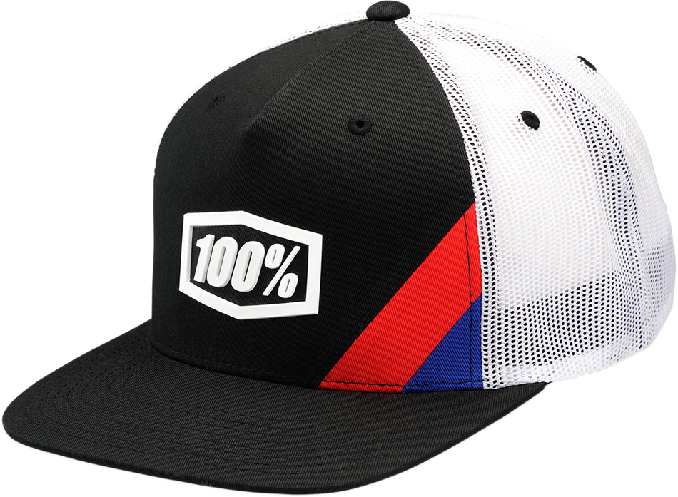 100% Cornerstone Trucker Hat - Black 20045-00001