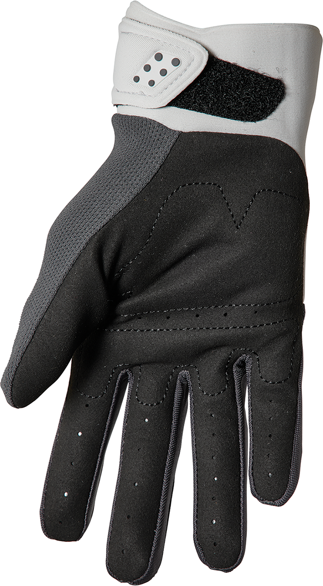 THOR Women's Spectrum Gloves - Light Gray/Charcoal - Large 3331-0205