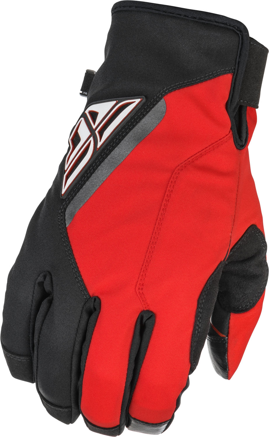 FLY RACING Youth Title Gloves Black/Red Sz 06 371-05306