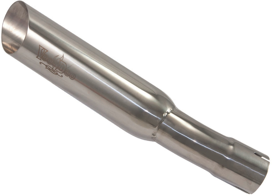 VOODOO Shorty Exhaust Single Polished VEZX10L6P