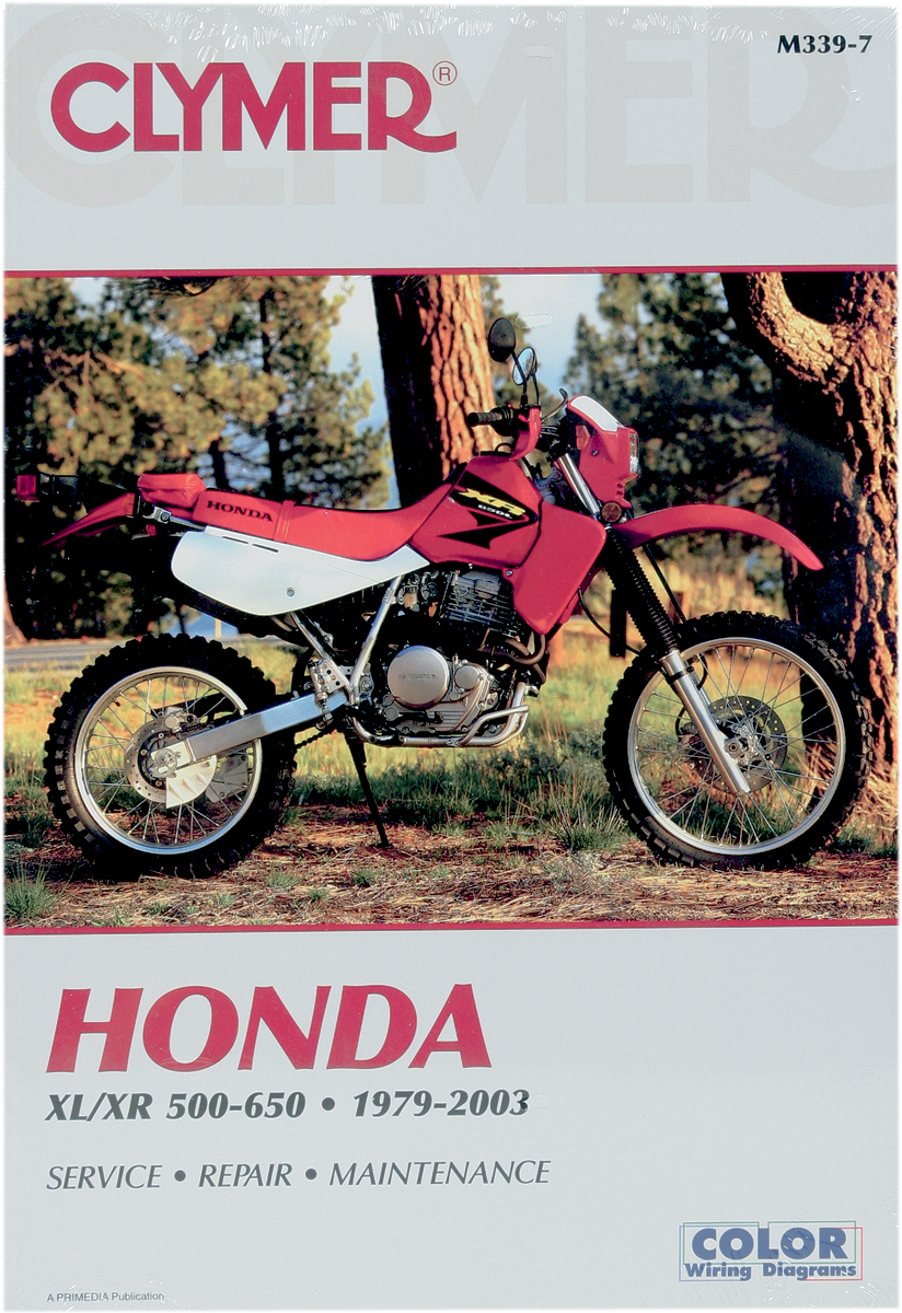 CLYMER Manual - Honda XL/XR 500/600 CM3398
